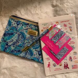 Lilly Pulitzer Pencil/Makeup Pouch
